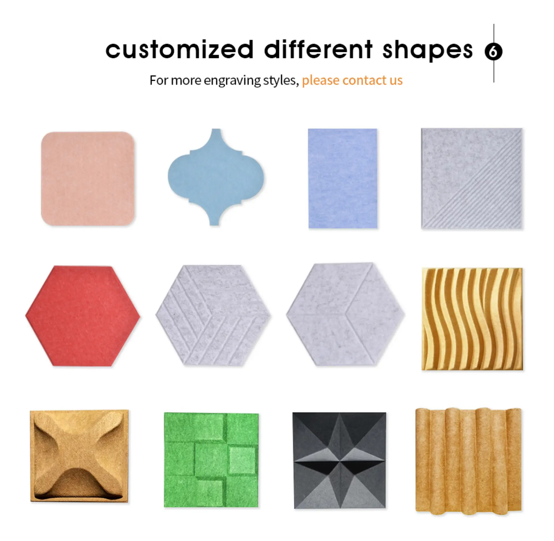 73D felt walls tiles
