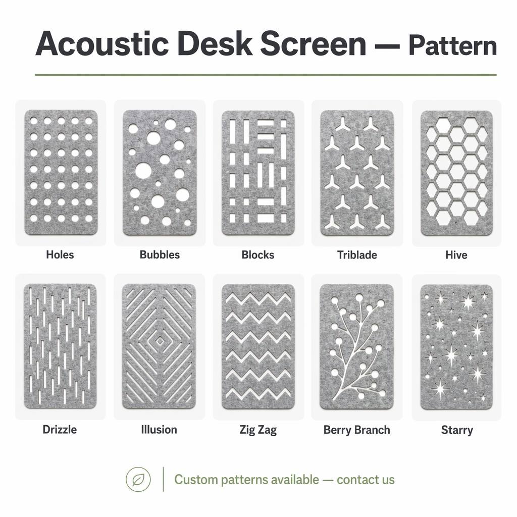 Felt Desk Divider custom Pattern Felt Desk Divider custom Pattern